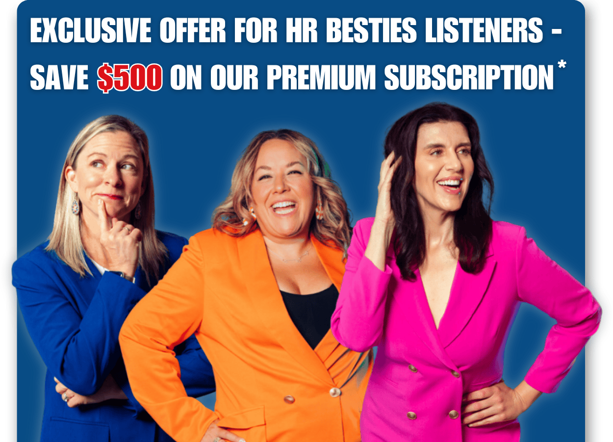Exclusive Offer for HR Besties Listeners Save 500 on our Premium subscription 1250 x 900 px